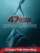 47 Meters Down: Uncaged (2019) BRRip Original [Telugu + Tamil + Hindi + Eng] Dubbed Movie Watch Online Free