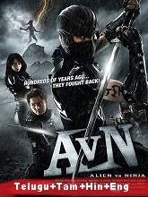 Alien vs. Ninja (2010) HDRip Original [Telugu + Tamil + Hindi + Eng] Dubbed Movie Watch Online Free