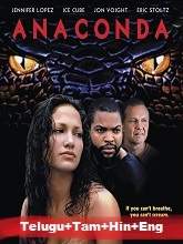Anaconda (1997) BRRip [Telugu + Tamil + Hindi + Eng] Dubbed Movie Watch Online Free